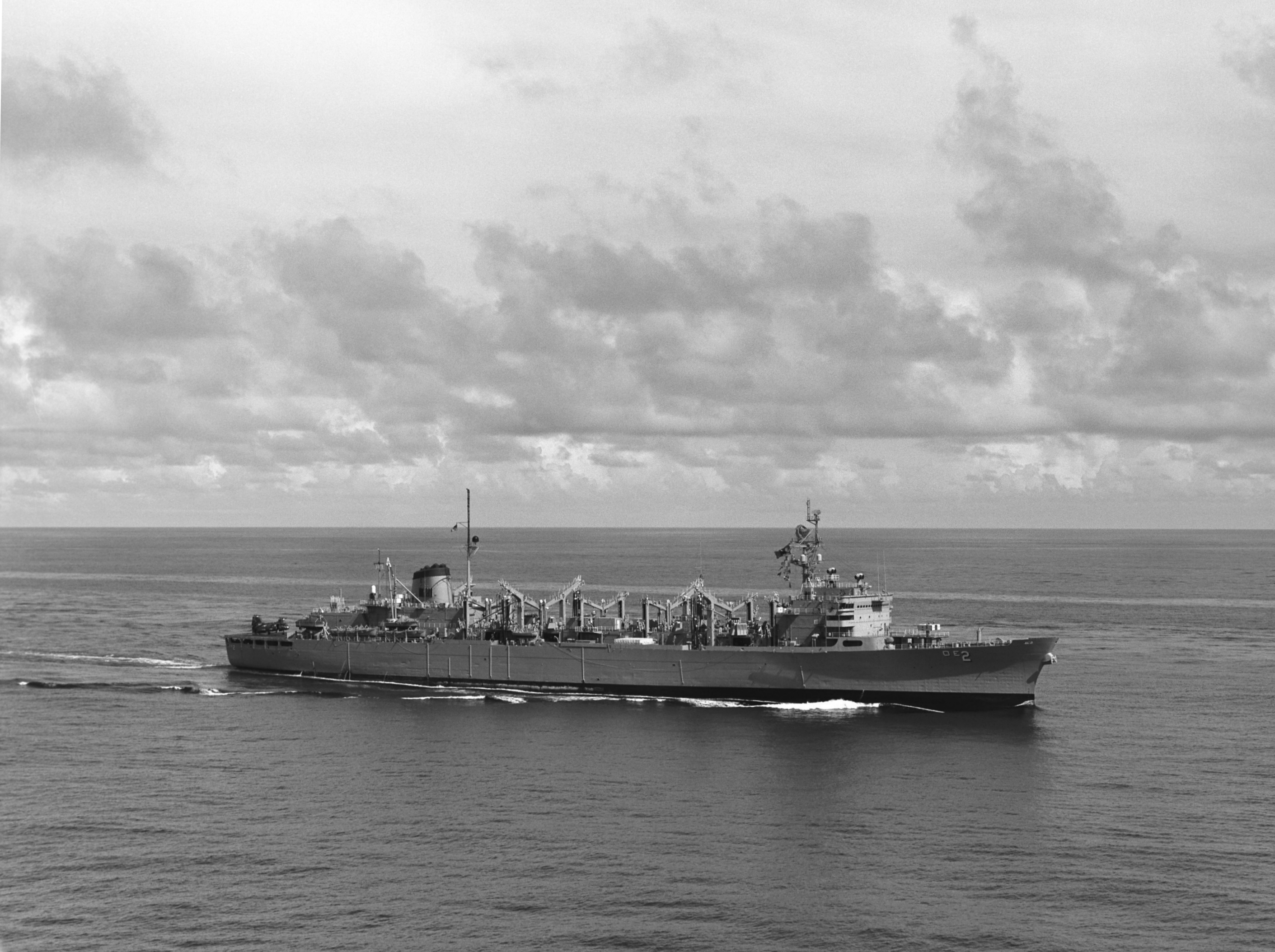 The last naval ship completed at New York Ship: USS Camden (AOE-2). She went out of service after 38 years in September 2005.